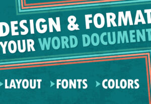 1266I will design and format your microsoft word document